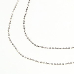 Tiffany Chain Ball Chain Necklace Sterling Silver Long Chain